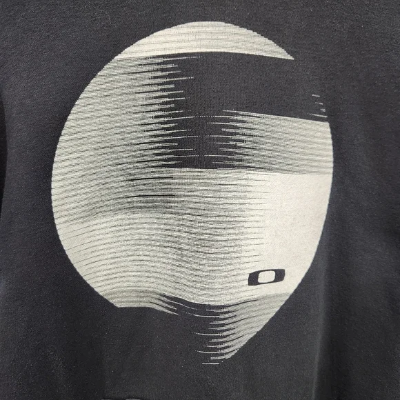 Oakley Software Hoodie Sweatshirt Mens XL Black Graphic Print Logo Pockets - Picture 3 of 11